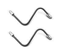 1 Pair Right and Left Front Brake Tube Caliper to Flex Hose Fit for Toyota 4Runner 2003-2009 FJ Cruiser 2007-2010 Replace 47314-35320 47316-35280