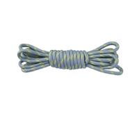 1 Pair Round Shoelaces Flower Dots Solid Laces Polyester Matching Sports Shoes Tooling Boots Hiking Shoe Laces(18Grey Yellow,140cm)