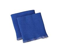 1 Pair Royal Blue Rib Knit Cuffs, 9.8cmx9.5cm Elastic Ribbed Cuffs, Seamless Tubular Ribbing Fabric for Sewing