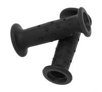 1 Pair Rubber Bicycle Handle Bar Grips Suitable for BTWIN Kids Bike 14 and 16 Inch, 18mm Inside Diameter Compatible with 19mm Round Rods (G133 black pai)