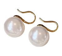 1 Pair S925 Silver High Heel-Inspired Earrings For Women, Austrian Pearl Studs In Various Sizes, Lightweight And Comfortable Jewelry Gift