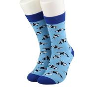 1 Pair Sea Creatures Socks Marine Biology Socks Orca Whale Gift Orca Lover Gift (UK, Alpha, One Size, Regular, Regular, Orca Socks)