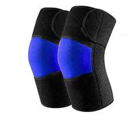 1 Pair Self-Heating Knee Pads, Tourmaline Brace, for Running, Work Out, Arthritis, Joint Pain Relief,Red(Blue)