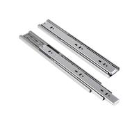 1 Pair Self/Soft Closing Drawer Slides Runners-Ball Bearing 3 Fold Full Extension Side Hardware
