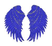 1 Pair Sequins Large Wing Wing Sewed On Big Patches Appliques Iron On for Jackets Coat Cloth Cosplays Sewed Big Patches