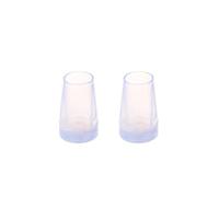 1 Pair Shockproof Wearable Antislip High Heeler Silencer Heel Protector Round Shape Heel Stoppers for Walking on Uneven Floor(Transparent-XX)