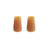 1 Pair Shockproof Wearable Antislip High Heeler Silencer Heel Protector Round Shape Heel Stoppers for Walking on Uneven Floor(Apricot-XX)