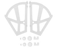 1 Pair Shoe Cabinet Shelf Home Plastic Hollowed Two Layers Rack Shoes Drawer Cabinet Hinges for Shoes Rack, Shelf, Cabinet