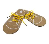 1 Pair Shoe Lace Practice for Kids, Children Teaching Tie Shoelace Practice Paper Board, Lacing Shoe Toys Boards, for Tying Learn How to Shoelaces, for Children Toddler Early Educational Teaching Aids