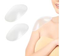 1 Pair Shoulder Pads Silicone Soft Anti-Slip Self Adhesive Invisible | Shoulder Push-up Pads Suit Clothes Blazer Shoulder Supports for Woman Man