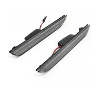 1 Pair Side Light Rear Side Marker Reflector Lights Lamps Bumper Signal Light For Ford For Mustang 2015 2016 2017 2018(Gray)