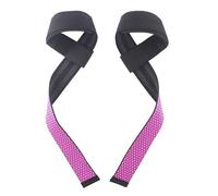 1 Pair Silica Gel Non-Slip Lifting Straps For Weightlifting,Gym Non-slip Powerlifting,Strength Training Belts for Powerlifting, Workout(PURPLE)