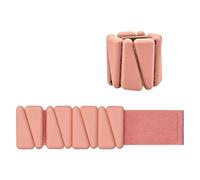 1 Pair Silicone Adjustable Fitness Weights Band for Ankle Wrist Leg Offering Muscle Endurances Building Comfortable Adjustable Silicone Ankle Wrist Weights Strap for Wrist