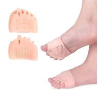 1 Pair Silicone Gel Toe Separator | Forefoot Cushion Pads & Insoles for Foot Care(Skin 1 pair)