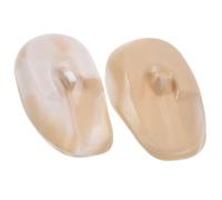 1 Pair Silicone Hair Dye Earmuffs Coffee Ear Covers