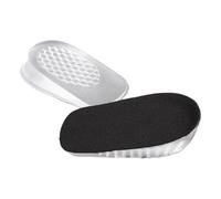 1 Pair Silicone Heel Cushions Raiser for Men and Women Increase Height Shock Absorption Gel Heel Pads for Relief Comfortable Heel Lift