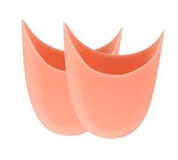 1 Pair Silicone Toe Pads for Ballet Dance with Comfortable Breathable Gel Cushion, Soft Protective Toe Covers for Pointe Shoes and High Heels, Preventing and Friction for Dancers