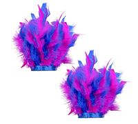 1 Pair Slap Feather Cuffs Halloween Wrist Cuff Bracelet Bow Tie Feather Bracelet Cosplay List, フリーサイズ