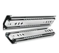 1 Pair Slide Rail Heavy Duty Drawer Runners 250mm 300m 350mm 400mm 450m 500mm 550mm 600mm 700mm 800mm 900mm 1000m Slides(No Lock,40inch(1000mm))