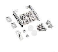 1 Pair Sliding Door Pulley Wheels for Smooth Operation on Wooden Doors Compatible with Various Door Types (B)