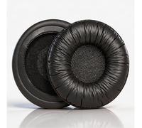 1 Pair | Soft Ear Pads Faux Leather with Nylon Mesh Replacement Suitable for Plantronics HW251N HW291N HW520 Blackwire 3210 Jabra Biz 2400 PRO 920 930 Headset Headphones