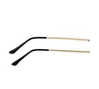 1 Pair Spectacle Arms Replacement Universal Metal Glasses Arm Replacement for Reading Glasses Comfortable Anti-slip Golden Temple Tips, Prevent Frame from Breaking