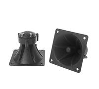 1 Pair Square Tweeter Speakers Tweeter Piezo Treble Piezoelectric Porle 85mm 3.35inches Horn