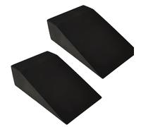 1 Pair Squat Wedge, 9x3x6 Inch Supportive Foot Wrist Exercise Wedge for Squat, Yoga, Pushup, Balance, Stretch, Strength, Pilates, Plank, Physical