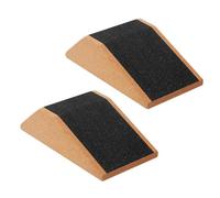 1 Pair Squat Wedge Block With High-density Cork, Slipping, Lightweight, Recyclable, And Wear-resistant,Calf Stretcher For Calf Stretchers, Yoga, Stretching
