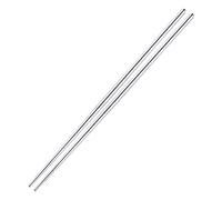 1 Pair Stainless Steel Solid Long 36cm Chopsticks Reusable Handheld Kitchen Non-Slip Cooking Tool