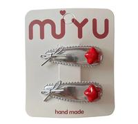 1 Pair Star Love Infant Hair Accessories Soft Barrettes Comfortable Wear Safe for Baby 0-2 Years Nonslip Hold Safe Hairpin