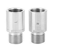 1 Pair Steel Bike Pedal Extenders Bicycle Pedal Spacers for Road Bicycle