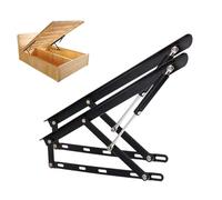 1 Pair Storage Bed Lift Mechanism Kit, Lift Up Storage Bed Frame Hinge Set,Heavy Duty Gas Spring Bed Storage Lift Kit for Divan Box Bed Sofa Storage Space Saving DIY Project, 6 Sizes(1100mm)