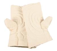 1 Pair Supple Kiln Mittens Multi-Use Heat Resistant Gloves Small Anti-Scalding Cotton Cloth Easy to Clean Pottery Making Gloves for Men Women