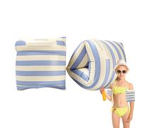 1 Pair Swimming Arm Float Rings, Inflatable Arm Flotation Rolls, PVC Inflatable Swim Arms Bands for Kids & Adults, Floater Sleeves Swimming Ring,Thickened Buoyancy Training Aid for Safe Swim