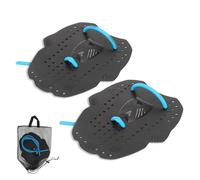 1 Pair Swimming Hand Paddle, Swim Training Hand Paddles with Elastic Bands Unisex Adult Children Swim Training Power Plus Paddles for Free Swimming, Breaststroke, Backstroke