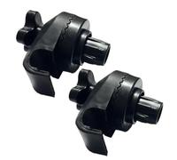 1 Pair Swing Seat Parts Three-Piece Suit Garden Swing Canopy Replacement Plastic Fittings for Canopy Frame with Tilt Adjustment Outdoor