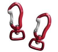 1 Pair Swivel Carabiner Hanging Hook Camping 71mm Aluminum Alloy