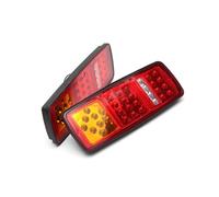 1 Pair Taillights 36LED Tail Light Assembly 12V 24V Rear Brake Stop Reverse Lamp for Trailer Truck Car Caravan