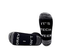 1 Pair Theatre Socks Tech W ifts Funny Socks Sorry I Can’t It’s Tech Week Merch (Tech Week 1 pair EU)