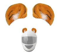 1 Pair Tiger Ears Helmet Horns Tiger Helmet Decoration Helmet Accessory Ski Bicycle Motorcycle Helmet Ears Style 1