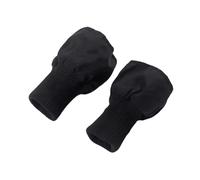 1 Pair Tubular Knit Stretchy Rib Cuffing Material Replacement for Padded Jacket Coat Sleeve Cuffs Sewing DIY Black
