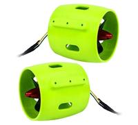 1 Pair Underwater Powered RC Jet Boat Underwater Drive System Thruster for DIY Micro ROV Robot RC Bait Boat Submarine Green