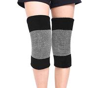 1 Pair Unisex Terry Knee Warmer Cold-proof Insulated Kneepad Thick Elastic Knee Support Brace Winter Warm Knee Sleeves Sports Knee Protector for Cycling Dancing, Cold Knee Pain Arthritis Relief
