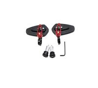 1 Pair Universal Motorcycle Aluminum Mirrors Handle Bar End For Ducati For MONSTER 400 620 MTS 695 696 796 800 DaRk Mirrors End Rearviews