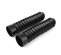 1 Pair Universal Motorcycle Fork Cover Gaiters, Rubber Front Fork Gaiters Gators Boots Shock Damping Dust Cover