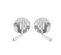 1 Pair Universal Motorcycle Rear View Mirror 8mm/10mm Aluminum Round Rearview Side Mirrors For Rearview Mirrors
