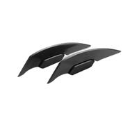 1 Pair Universal Motorcycle Winglet Aerodynamic Spoiler Wing Fixed Wind Wing Motorbike Decoration Spoiler(Black)