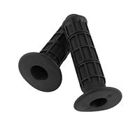 1 Pair Universal Silicone Bike Grips, 22/25mm 7/8 Motorcycle Handlebar Grips for Scooters, ATVs, Dirt Bikes (Black)