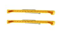 1 Pair Universal Skate Blade Guards Durable and Sturdy Plastic Covers with Adjustable Spring for Ice Hockey and Figure Skates, 7 Color Choices (Yellow)